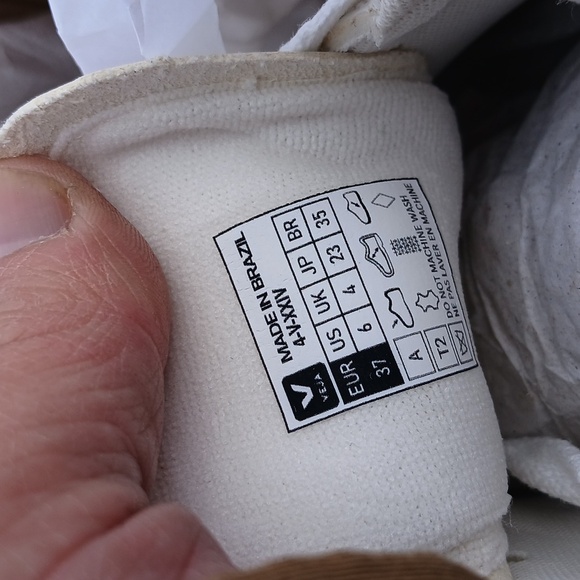 Veja Campo Chromefree Leather Athletic/Lifestyle Casual Shoes Size 37 EU/6 USA - Picture 6 of 11